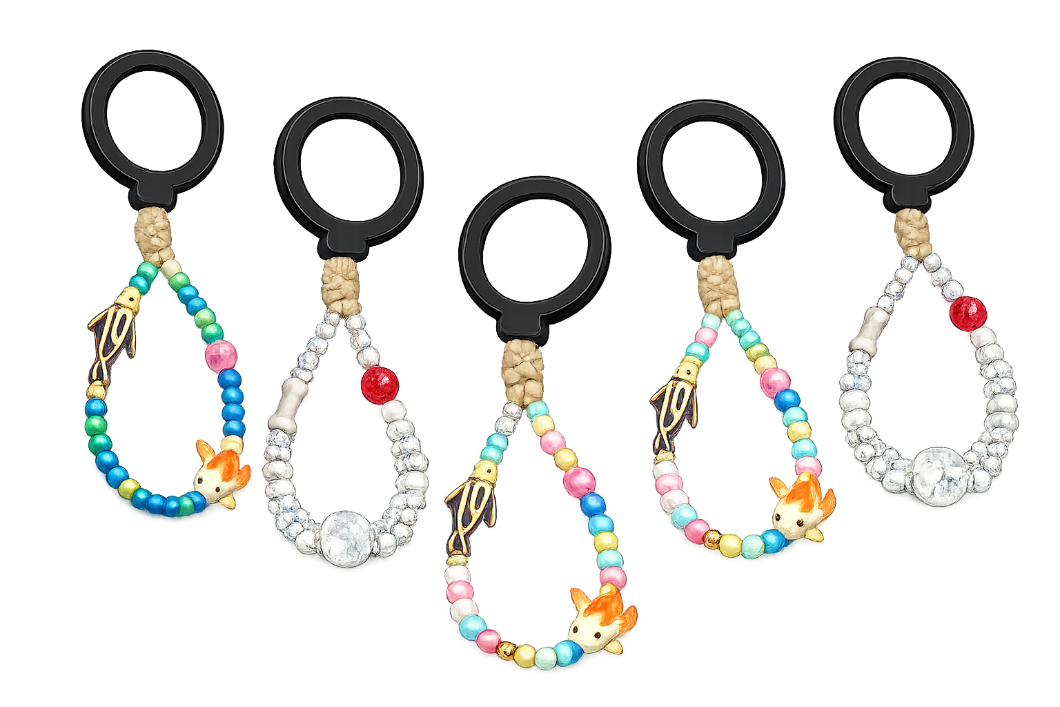 Multiple views of the Charm Grip Ring